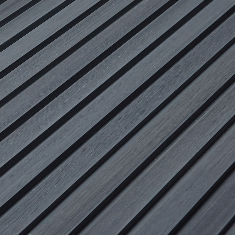 Фасадная (стеновая) реечная панель CM WALL, 219х26х3000 мм, EBONY (Серый)