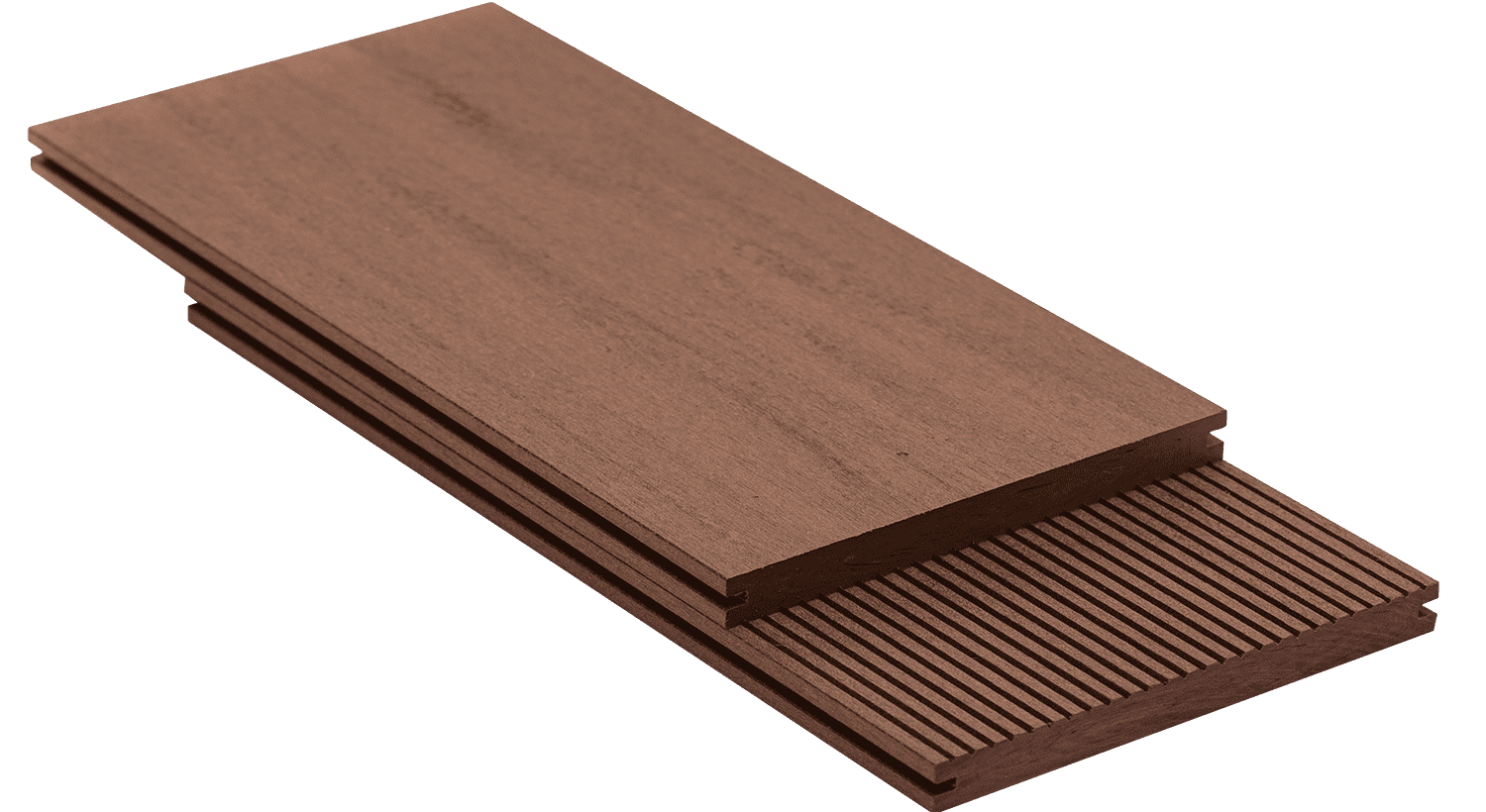 Террасная доска Bruggan Multicolor 140х19х3000мм Полнотелая Cedar